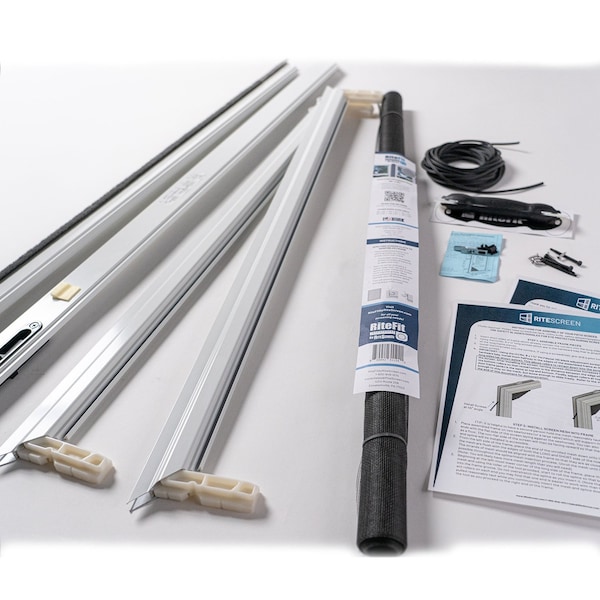 Ritescreen 75 in in W x 37 in in H Sliding Screen Door, KD.144EXT, Pet